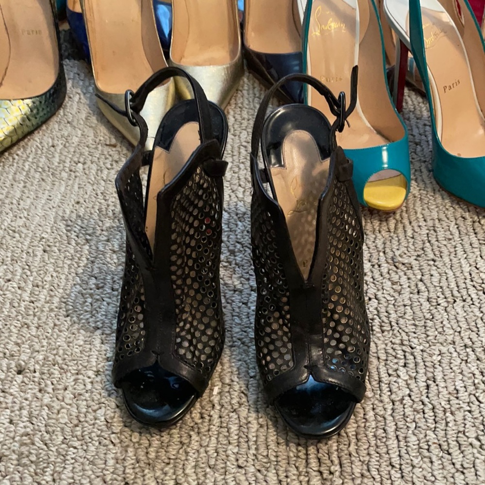 Christian louboutin leather heels. Sizes 38